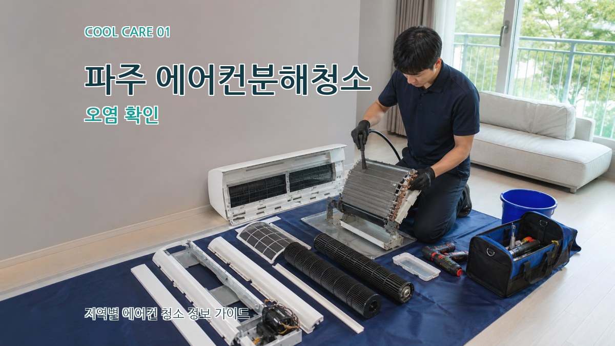 파주 에어컨분해청소
