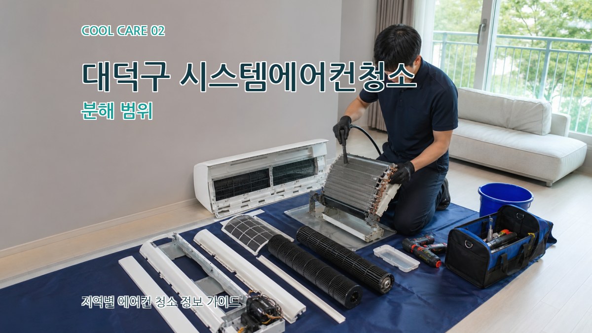 대덕구 시스템에어컨청소 분해 범위