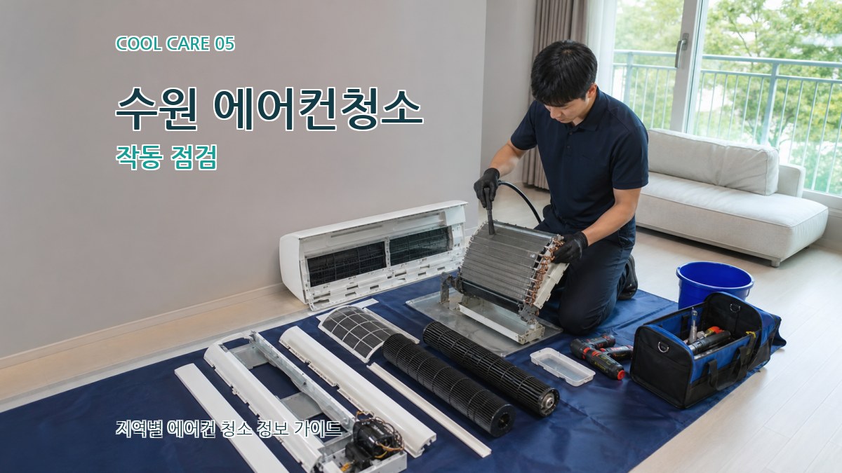 수원 에어컨청소 작동 점검