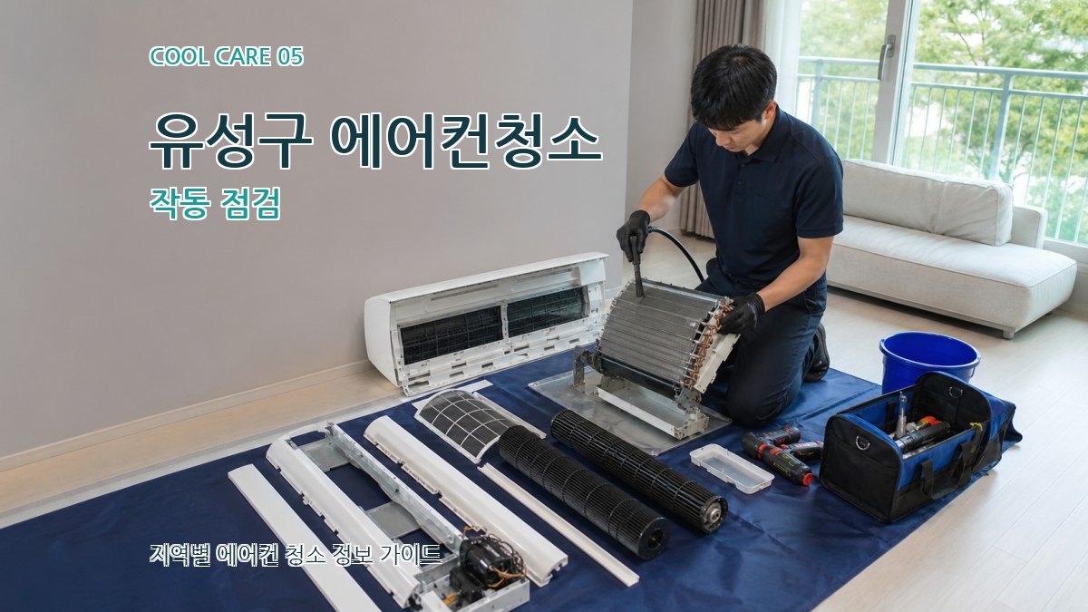 유성구 에어컨청소 작동 점검