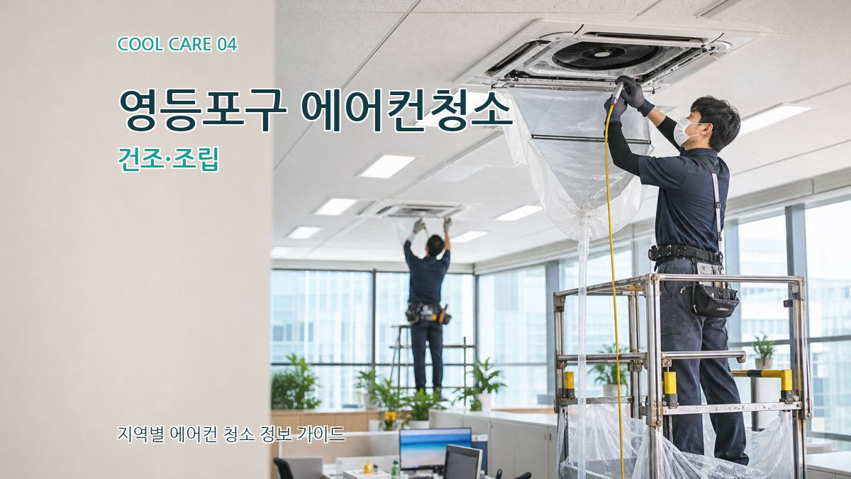 영등포구 에어컨청소 건조·조립