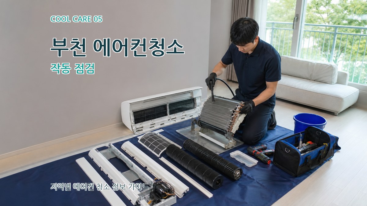 부천 에어컨청소 작동 점검