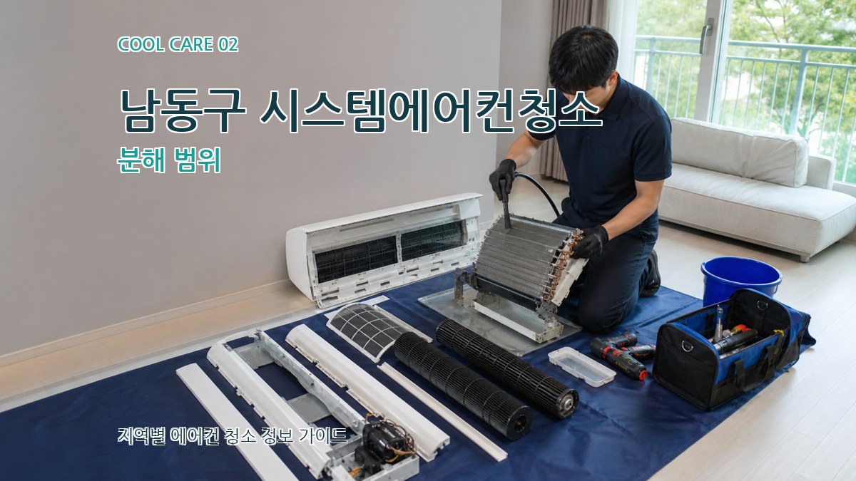 남동구 시스템에어컨청소 분해 범위
