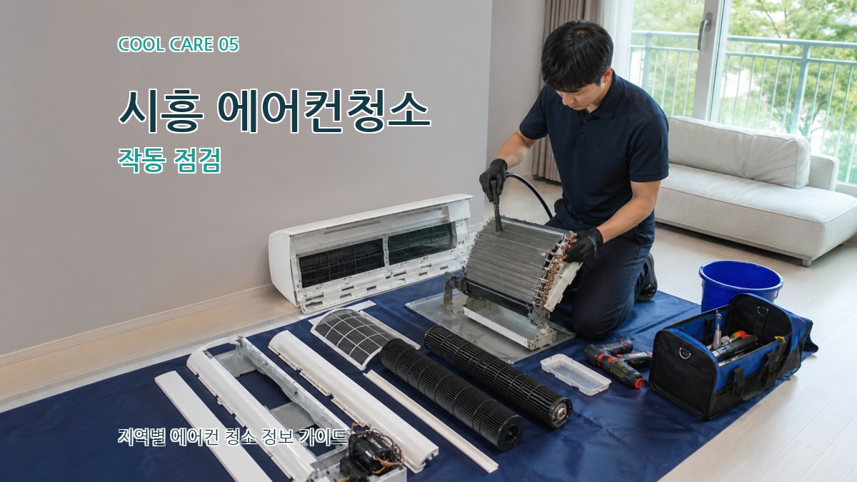 시흥 에어컨청소 작동 점검
