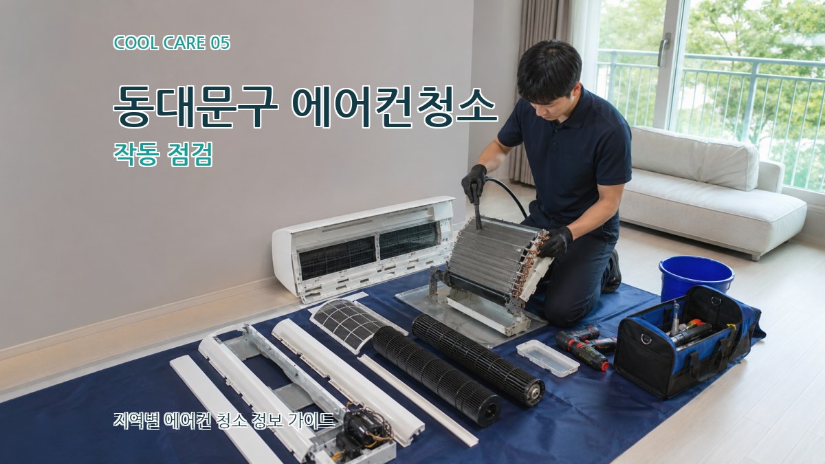 동대문구 에어컨청소 작동 점검
