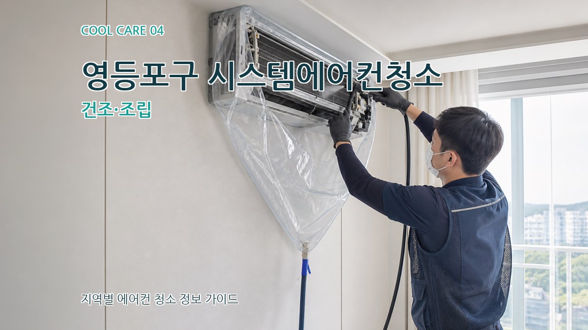 영등포구 시스템에어컨청소 건조·조립