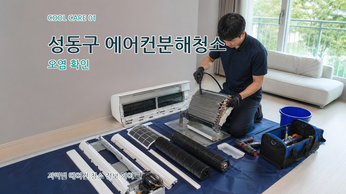 성동구 에어컨분해청소