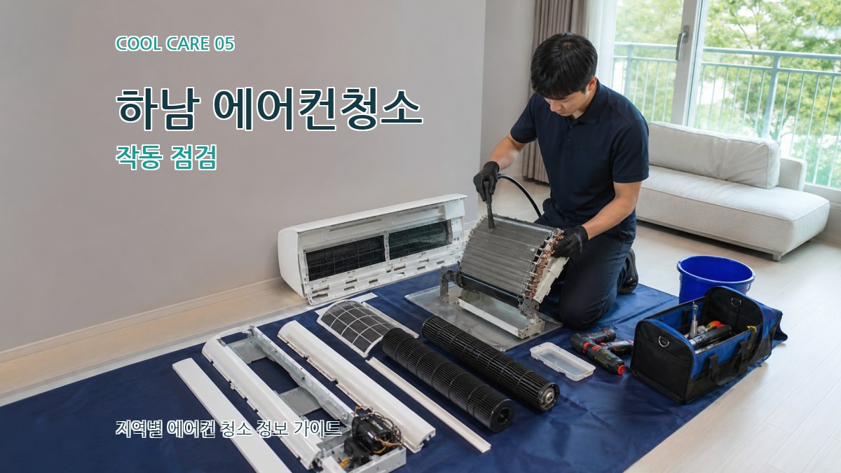 하남 에어컨청소 작동 점검