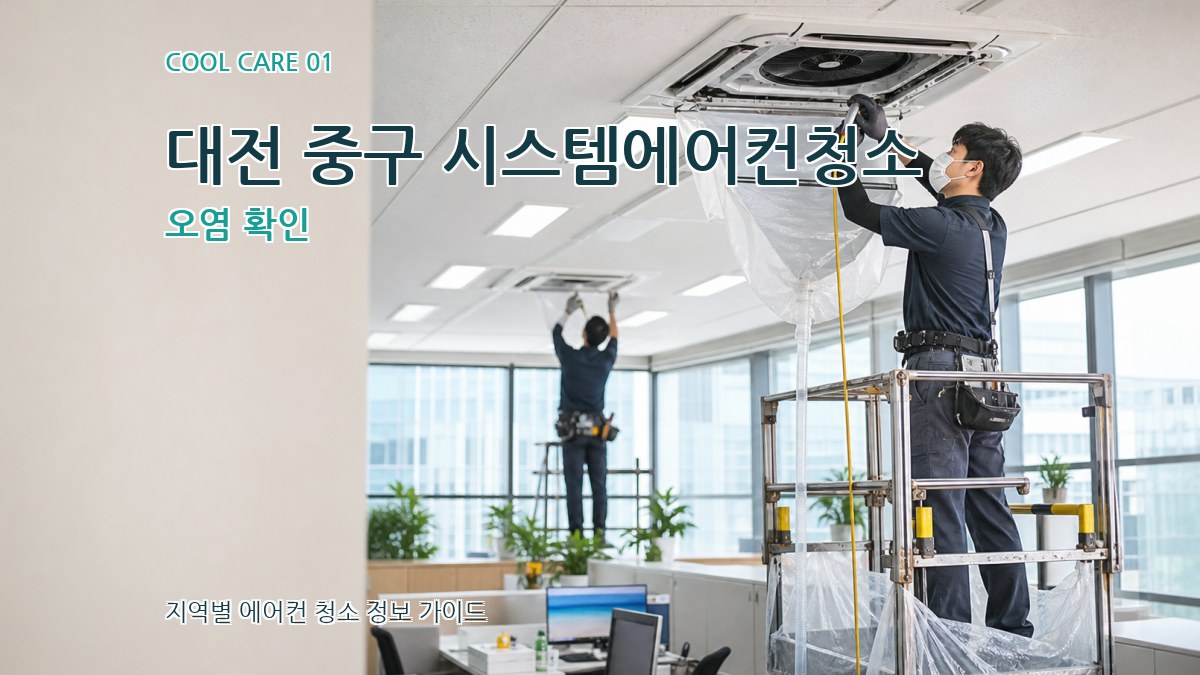 대전 중구 시스템에어컨청소