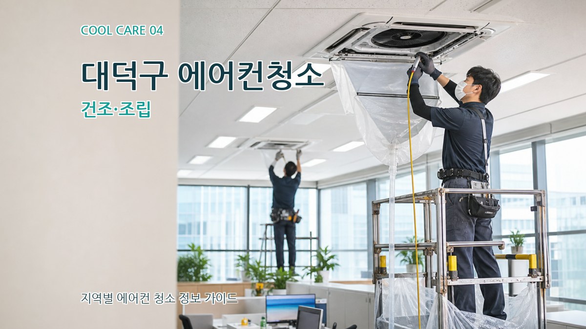 대덕구 에어컨청소 건조·조립