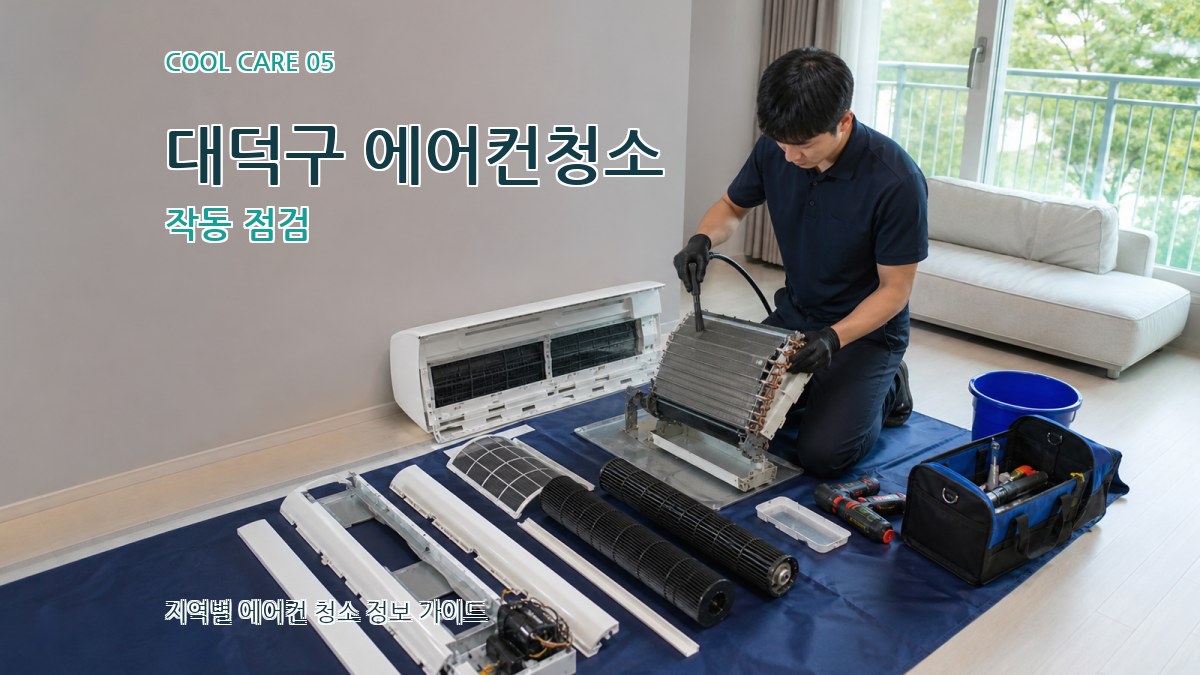 대덕구 에어컨청소 작동 점검
