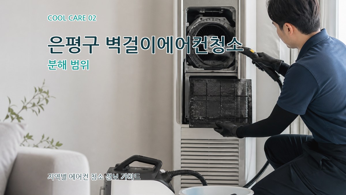 은평구 벽걸이에어컨청소 분해 범위