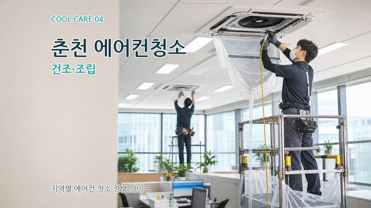 춘천 에어컨청소 건조·조립