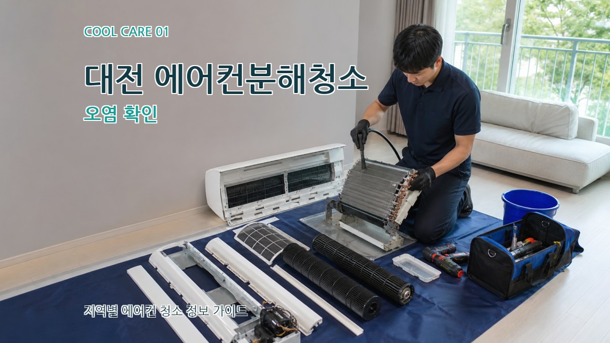 대전 에어컨분해청소