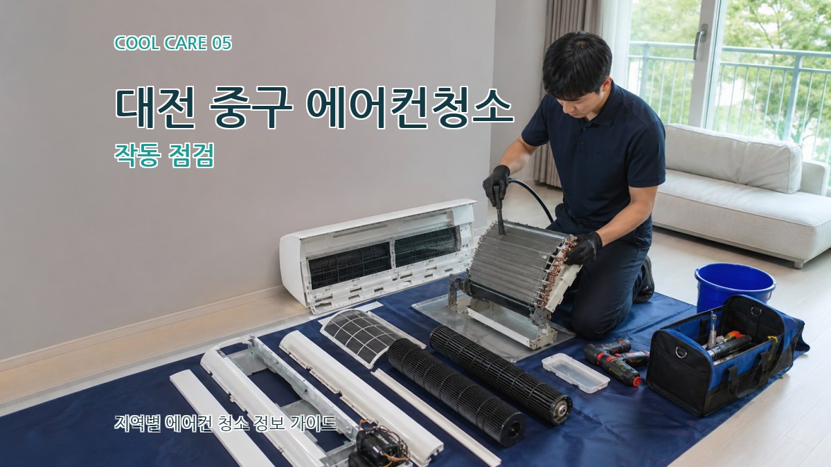 대전 중구 에어컨청소 작동 점검