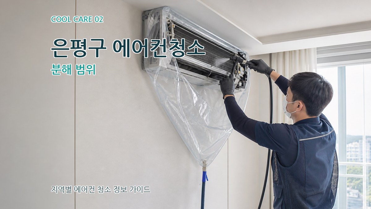 은평구 에어컨청소 분해 범위