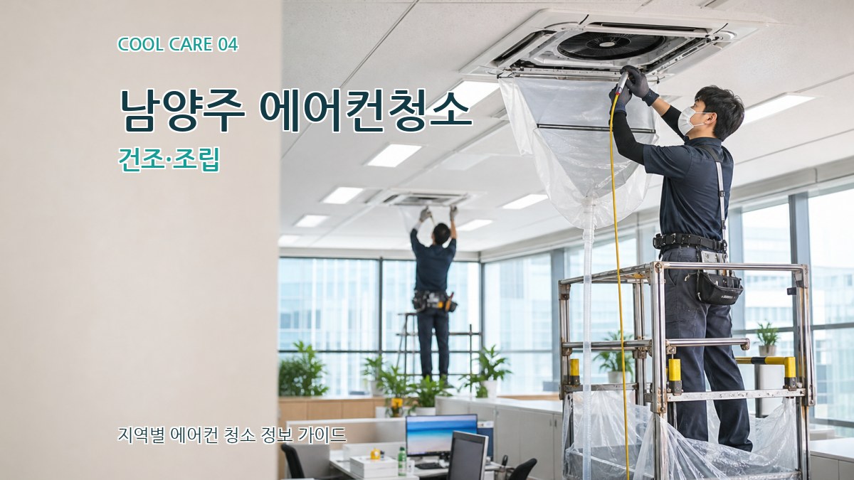 남양주 에어컨청소 건조·조립