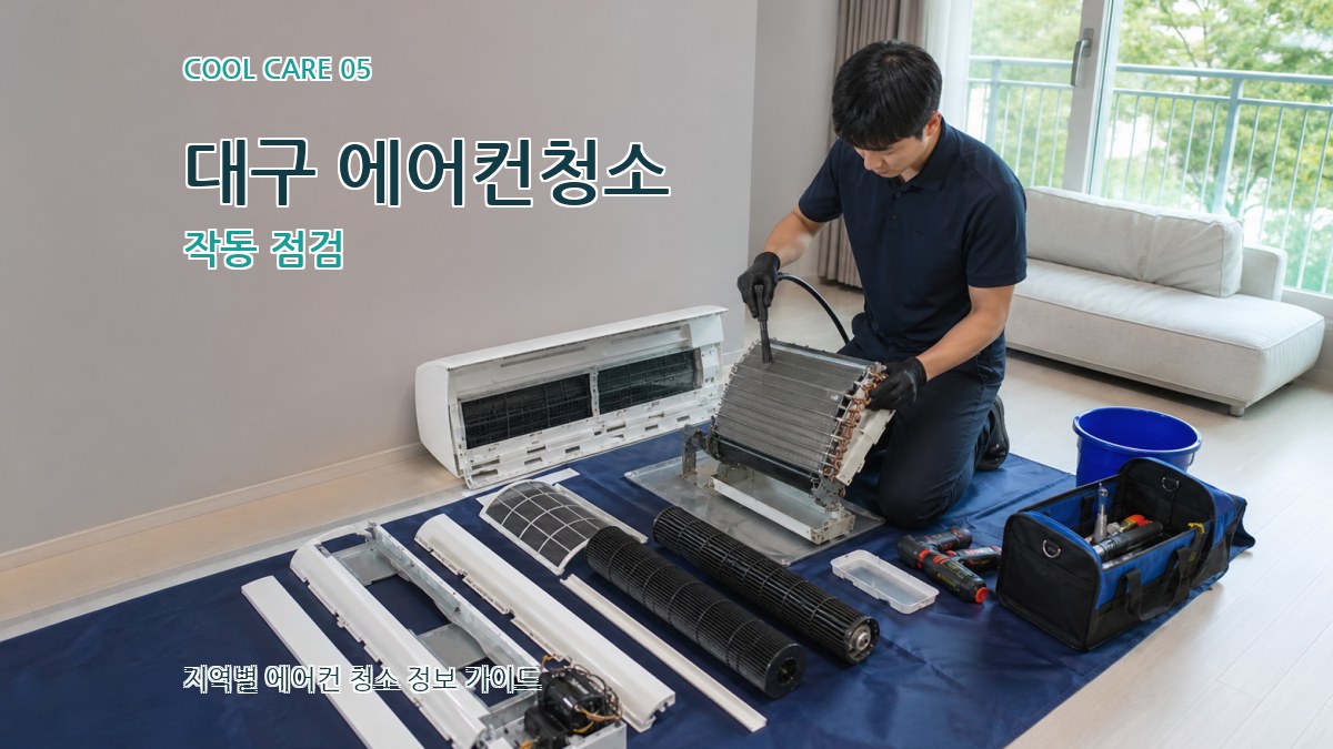 대구 에어컨청소 작동 점검