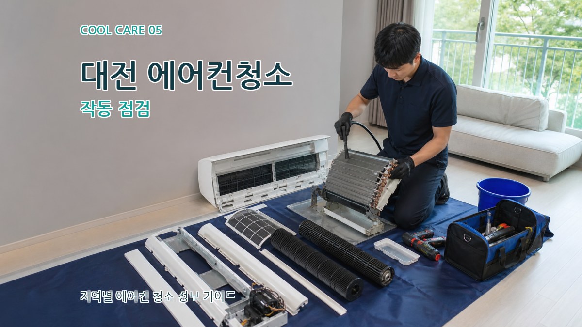 대전 에어컨청소 작동 점검